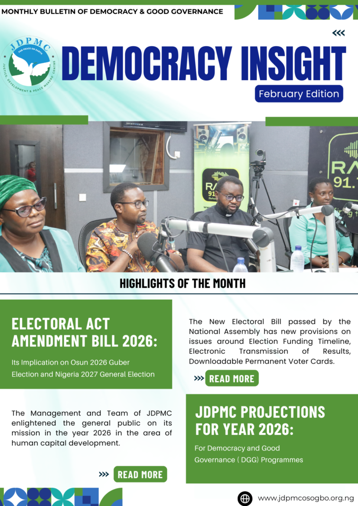 Democracy Insight (Monthly Bulletin of Democracy & Good Governance Programme(February Edition)