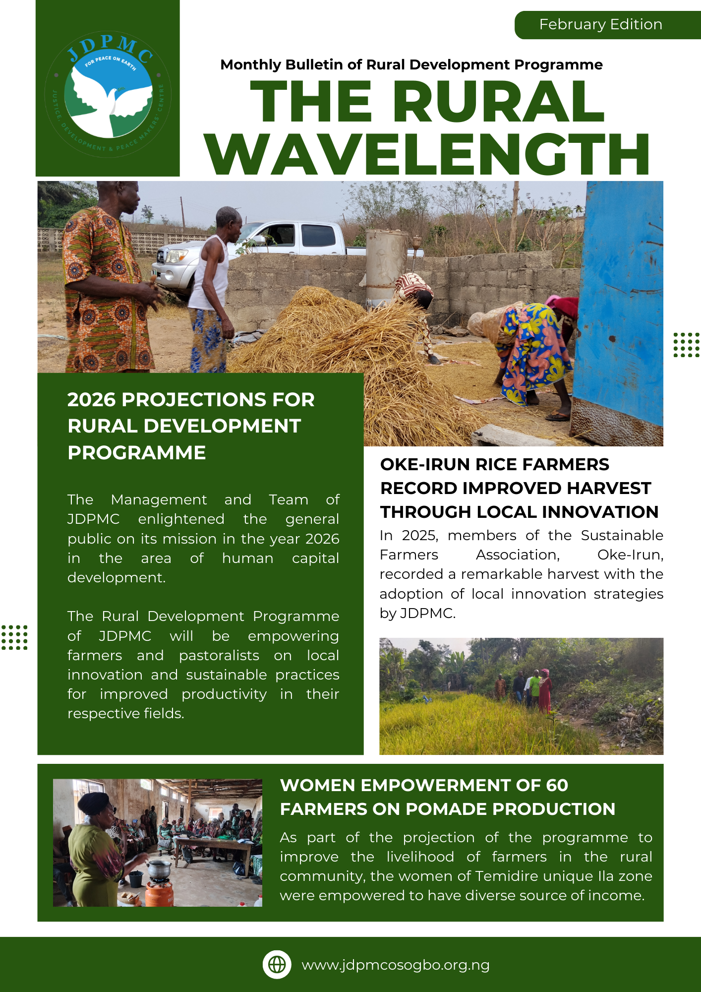 The Rural Wavelength-Monthly Bulletin of Rural Development Programme (February Edition)